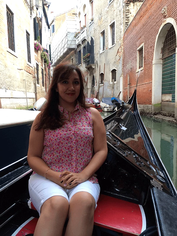 Riding in Venice